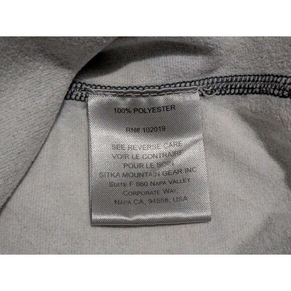 Sitka Mothwing Mountain Mimicry 2.0 Mens Medium Pullover 1/2 Zip Jacket - Picture 10 of 10